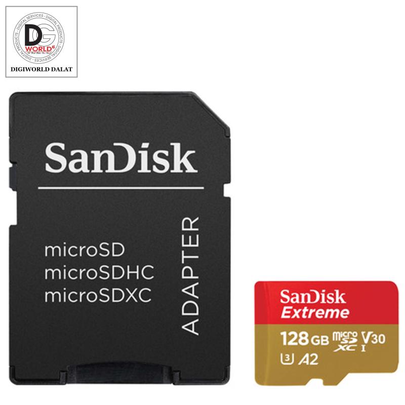 THẺ NHỚ MICRO SDXC UHS-I 128 GB EXTREME VỚI BỘ CHUYỂN ĐỔI SD (160MB /S)