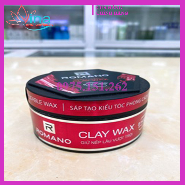 [HCM]Wax Tạo Kiểu Tóc Romano 68g
