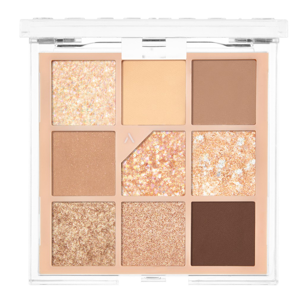 [HOÀN TIỀN 15%]Bảng phấn mắt 9 màu UNLEASHIA Glitter Eye Palette