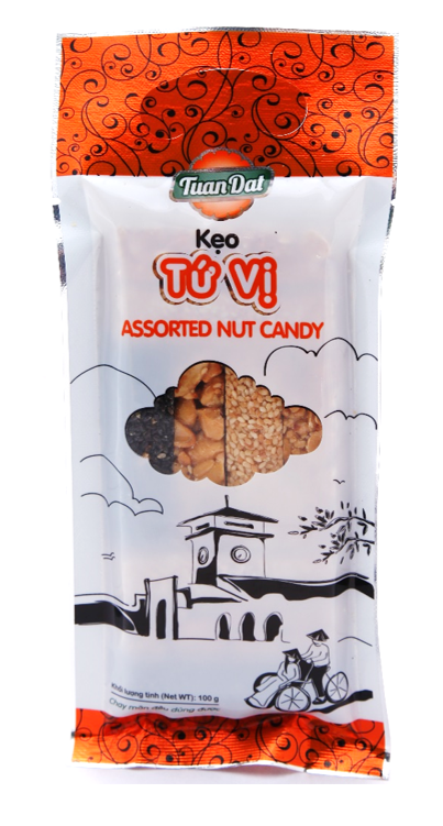 [HCM]Kẹo tứ vị 100g