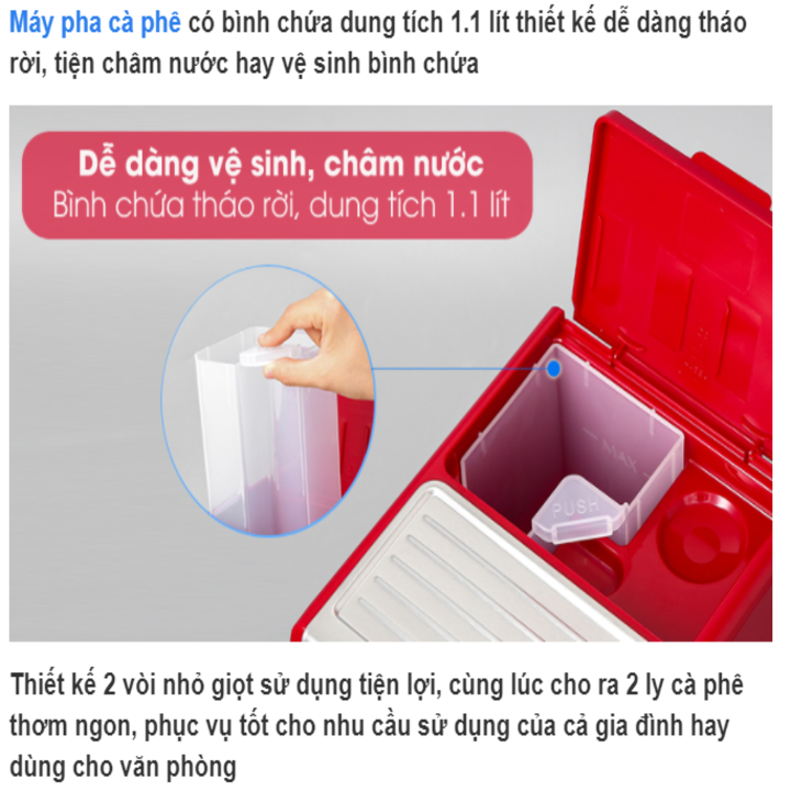 Máy Pha Cà Phê Delonghi ECP33.21.R – bảo hành 12 tháng