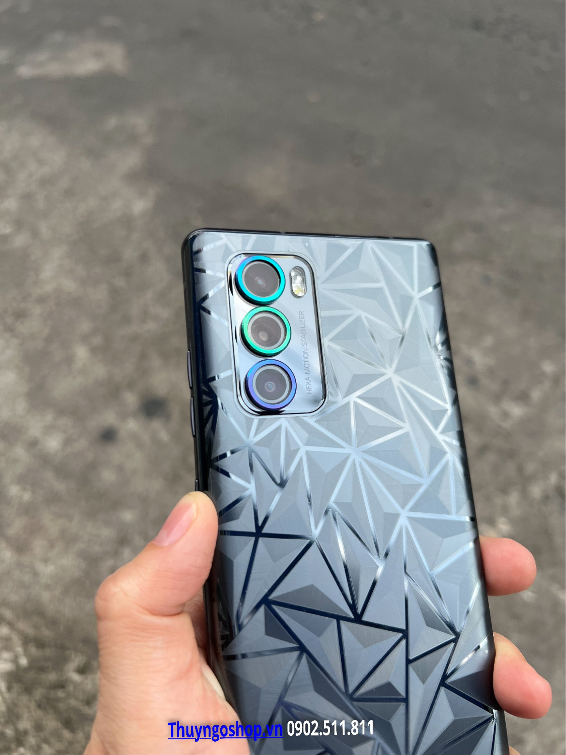 Dán viền camera không kính LG Wing
