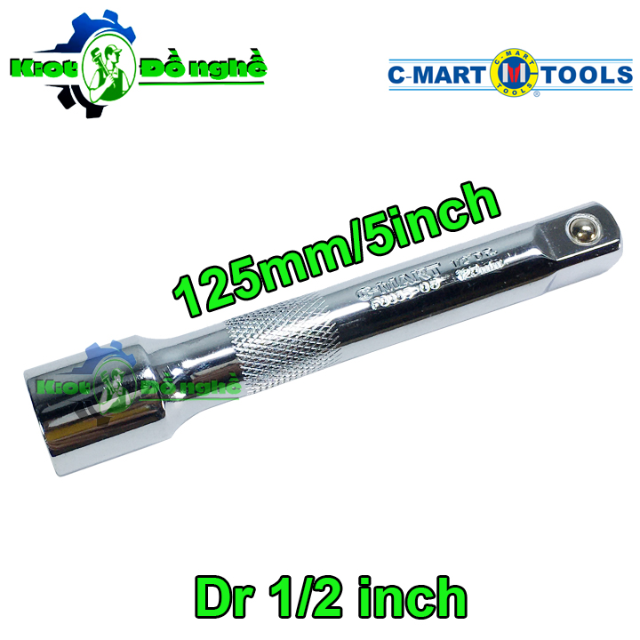 Cần nối 1/2" dài 125mm c-mart f0035-5 - cần nối tuýp - kiot đồ nghề