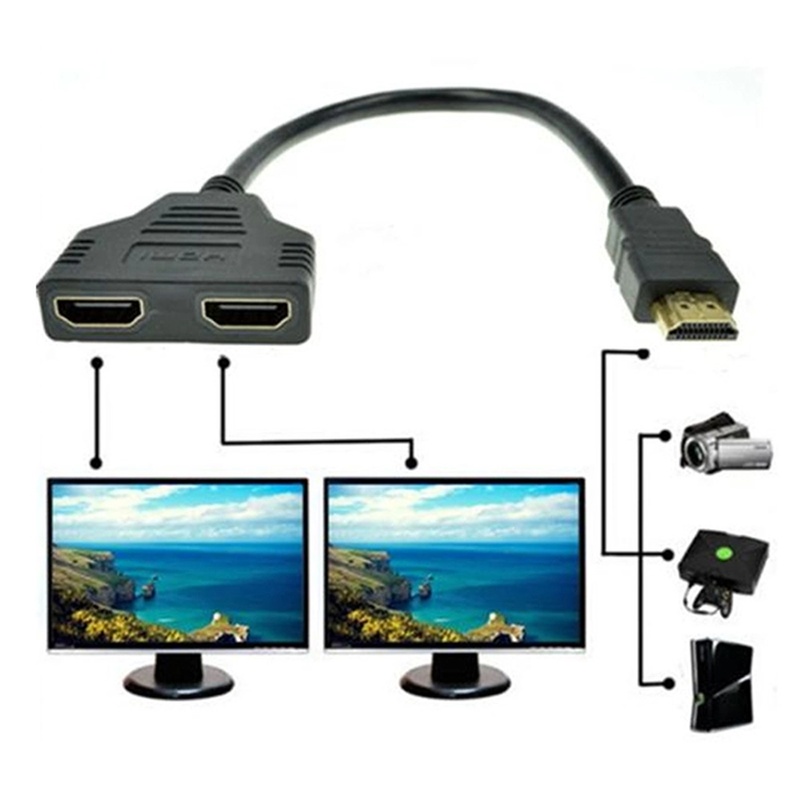 Dây chia tín hiệu HDMI 1 ra 2 giá rẻ