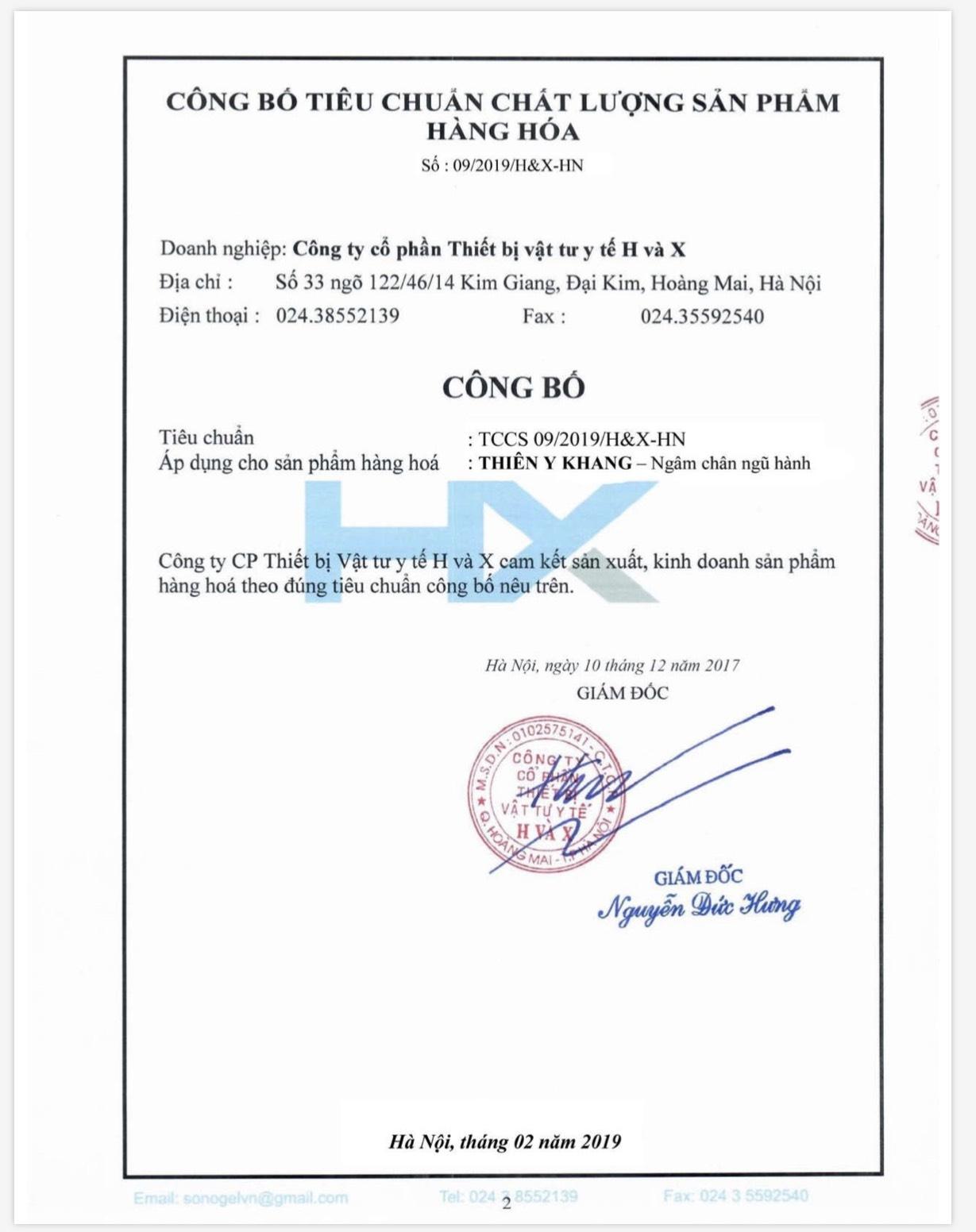 COMBO NGÂM VÀ XỊT HÔI CHÂN THIÊN Y KHANG