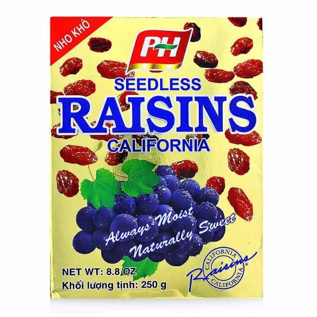Nho khô Raisins hộp 200g