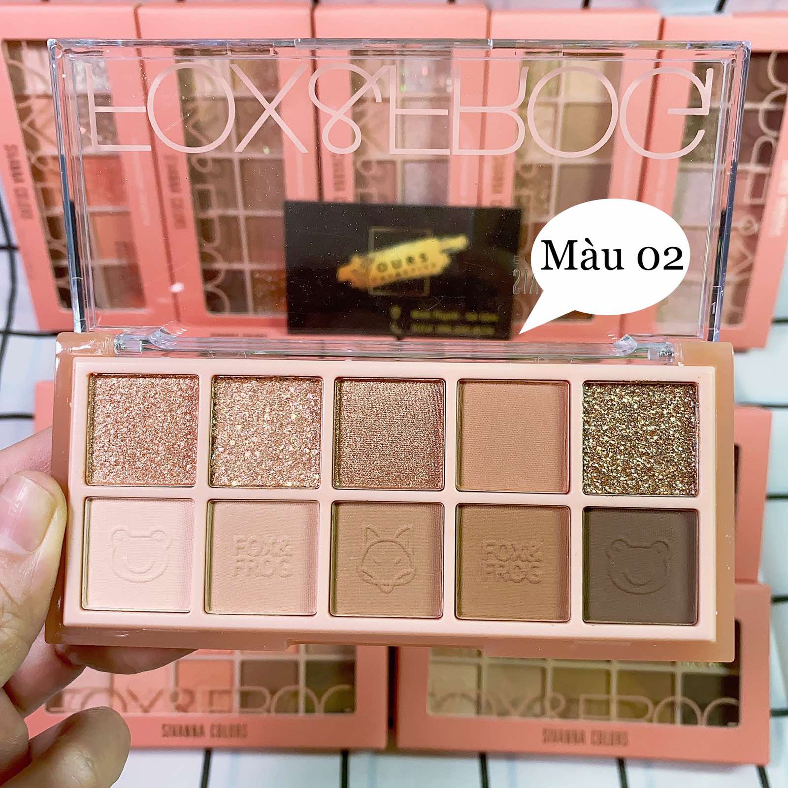 Bảng Phấn Mắt Sivanna Colors Eyeshadow Palette Fox & Frog HF158