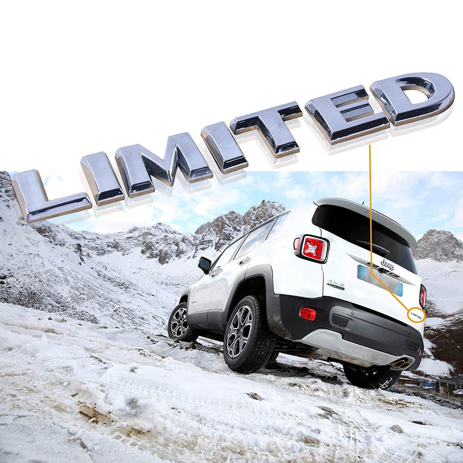 Decal 3D Logo Chữ dán xe trang trí - LIMITED