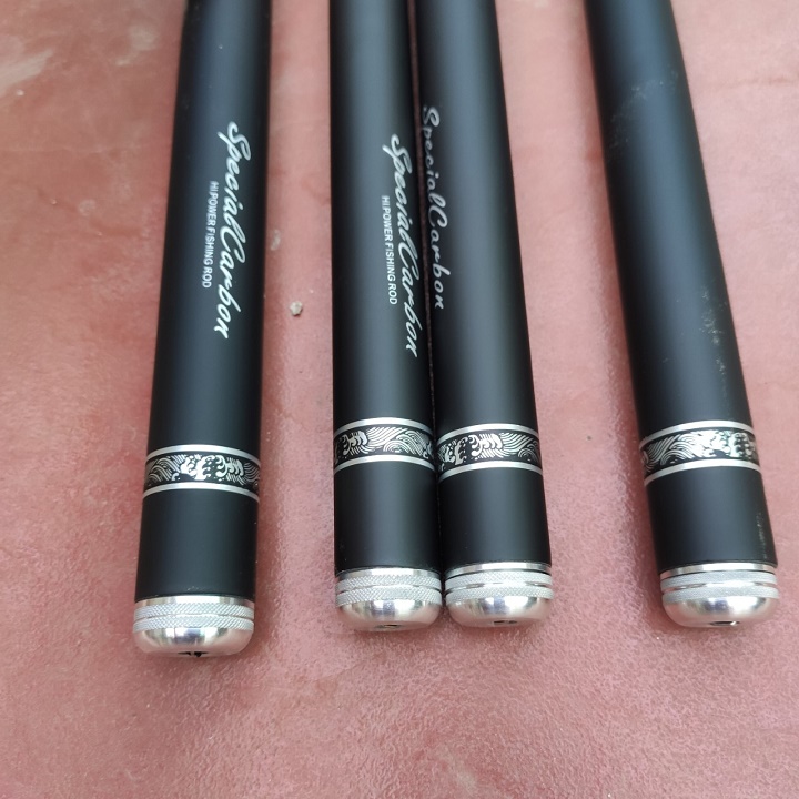 cần câu tay gw 6H 6m3 catbon xoắn tặng ngọn phụ