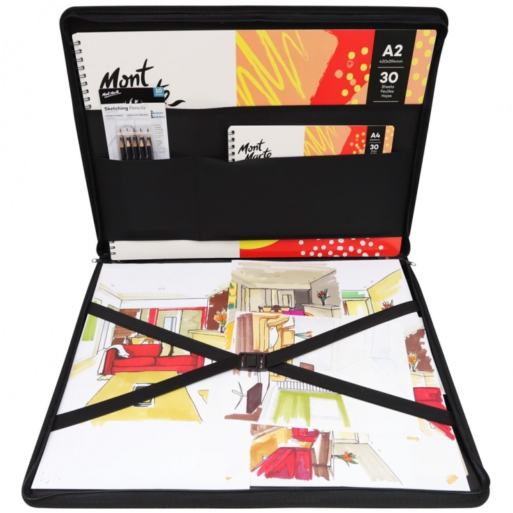 PORTFOLIO ĐỰNG TRANH MONT MARTE KHỔ A3/A2