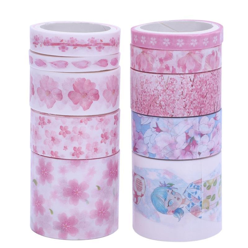 Mua 10Pcs/Lot Cute Masking Washi Tape Set Stationery Kawaii Scrapbooking Supplies Sticker