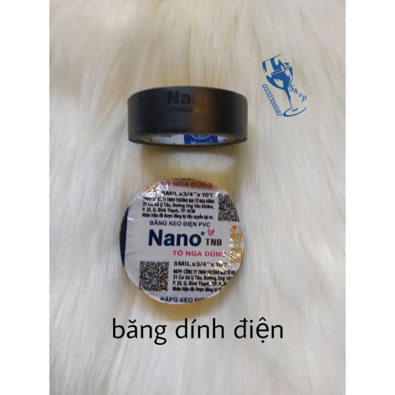 Băng dính điện nano tnd 5mil x 3/4'' x 10y