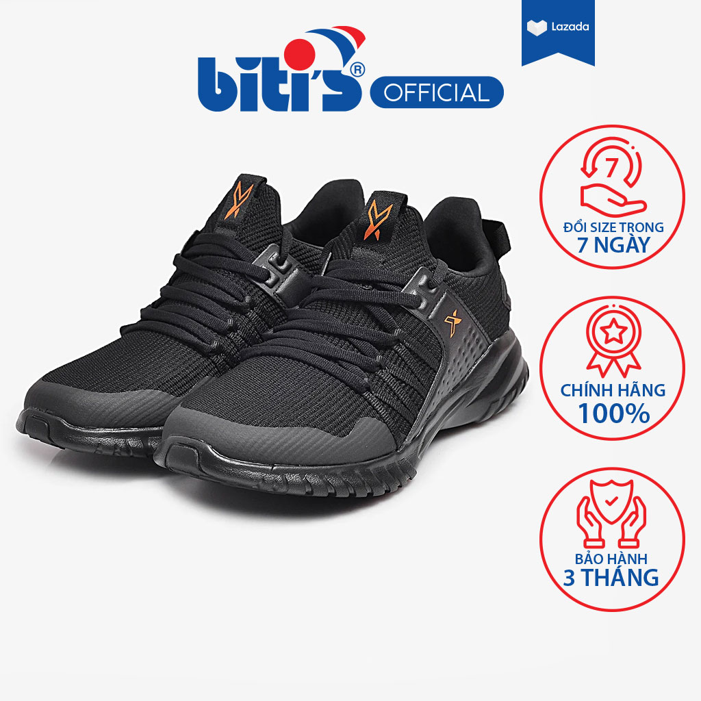 Giày Thể Thao Nam Biti's Hunter X 2k19 - Jet Black DSMH02202DEN