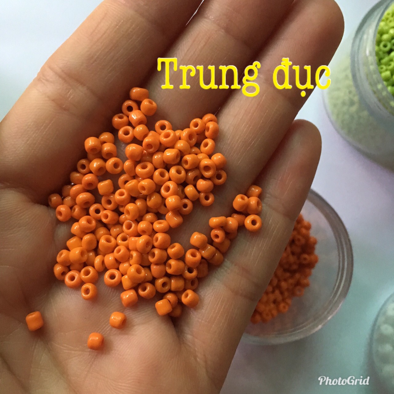 Cườm cát cườm thủy tinh 300-650 hạt