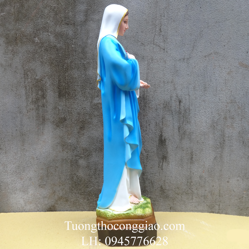 Tượng Đức Mẹ Trái Tim (Mẹ Trái Tim) 50cm
