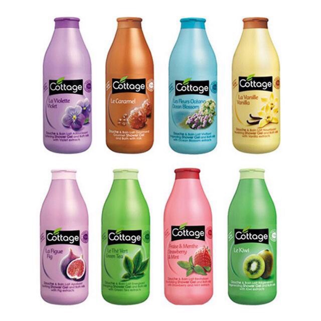[GIẢM 5% ĐƠN 129K][HCM]Freeship 99K - Sữa Tắm Cottage - Pháp 750 Ml