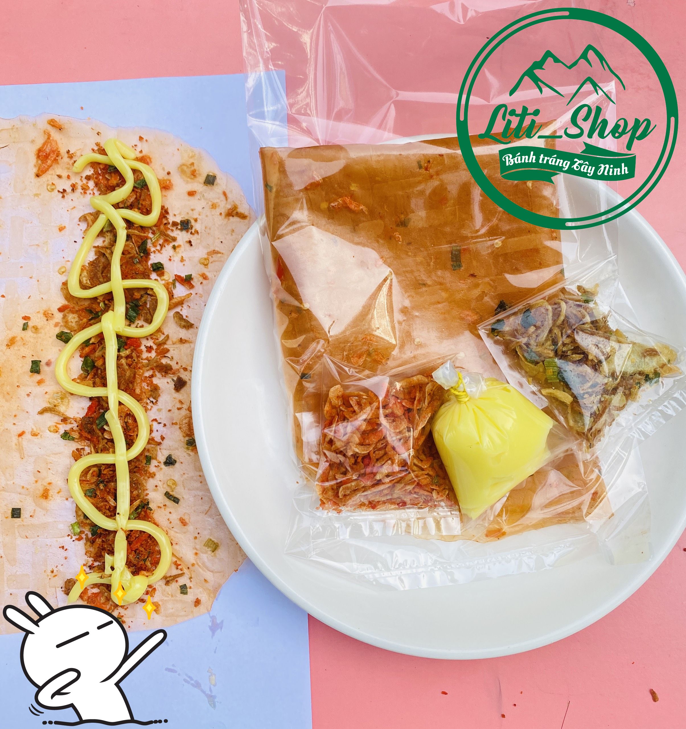 Bánh tráng Bơ tôm tây Ninh