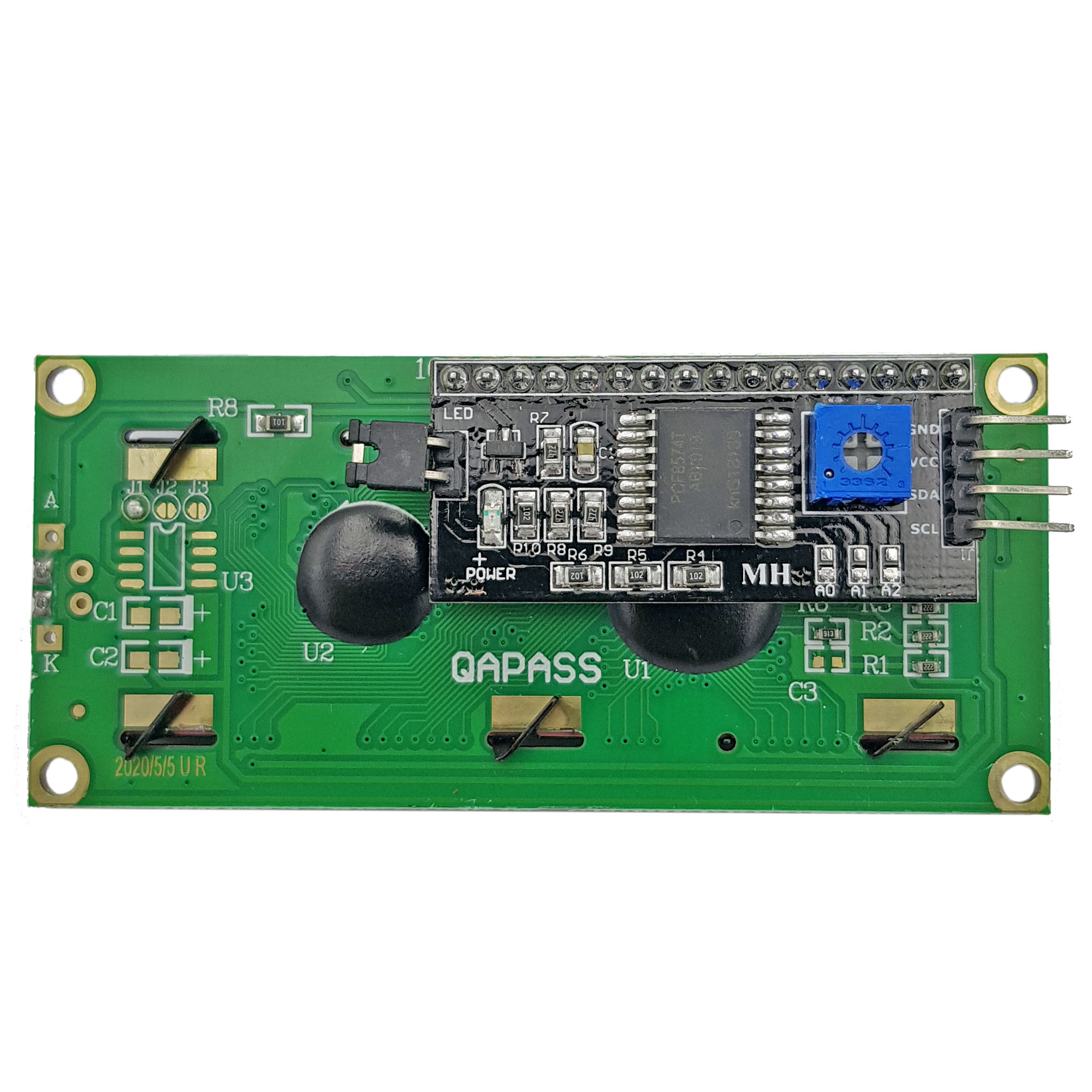 LCD 1602 kèm module I2C màu xanh lá