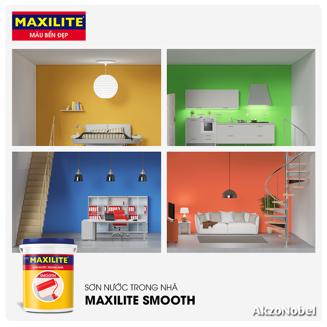Sơn Nước Trong Nhà Maxilite Smooth kinh tế