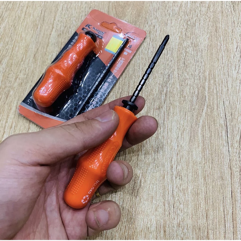 [HCM]Tu vít 2 đầu tăng Kapusi 4x100mm chuẩn Nhật