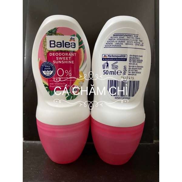 Lăn khử mùi Balea nữ 50ml các màu - Đức