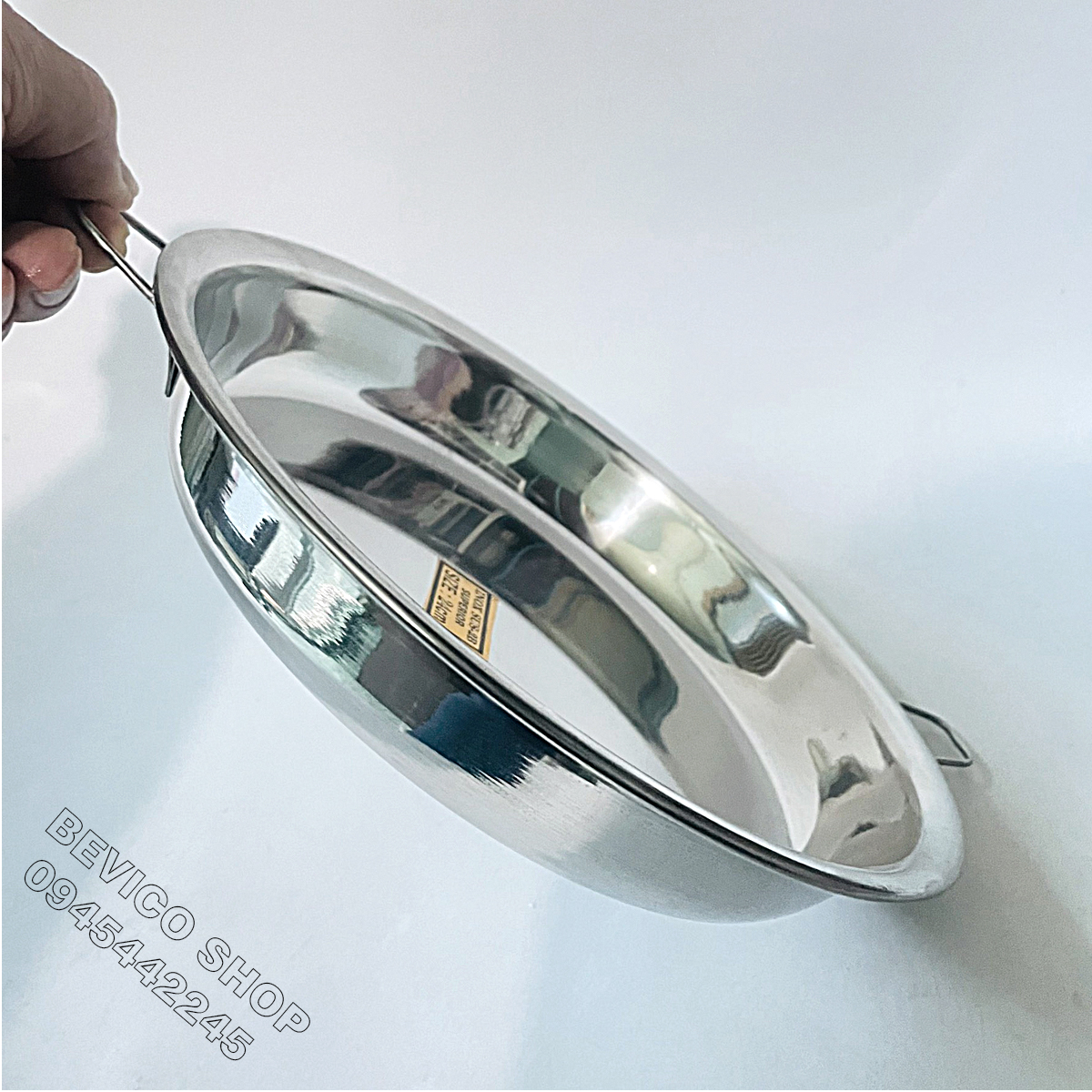 Khay inox 304 tròn | Bơ inox ( 4 size: 20cm, 24cm, 28cm, 30cm, 32cm, 34cm)