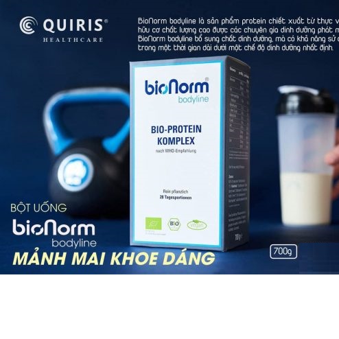 Bột Protein hữu cơ 100% từ thực vật Quiris BioNorm Bodyline
