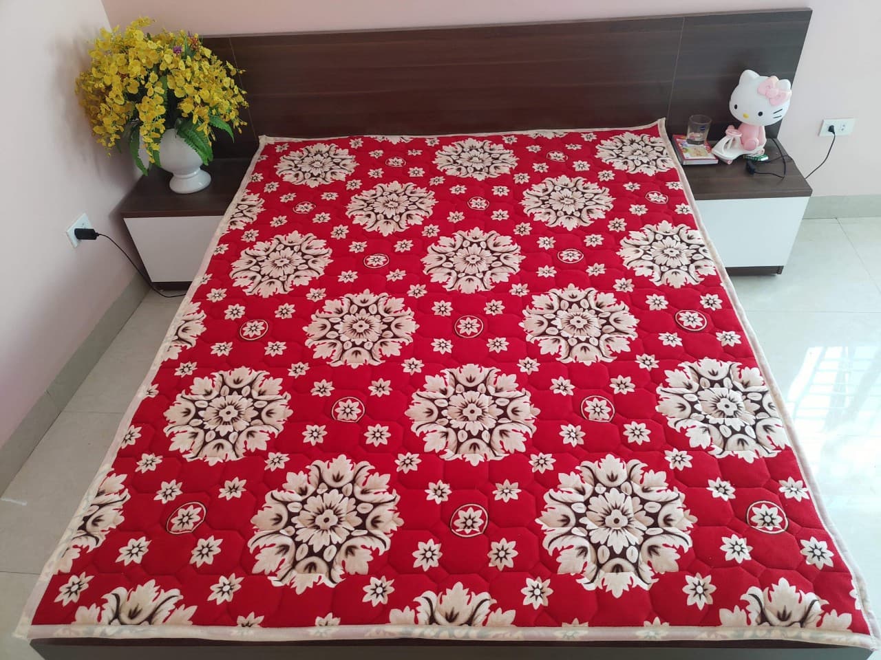 Thảm trải giường lông cừu kích thước 1m6 x 2m (Nhiều mẫu lựa chọn)
