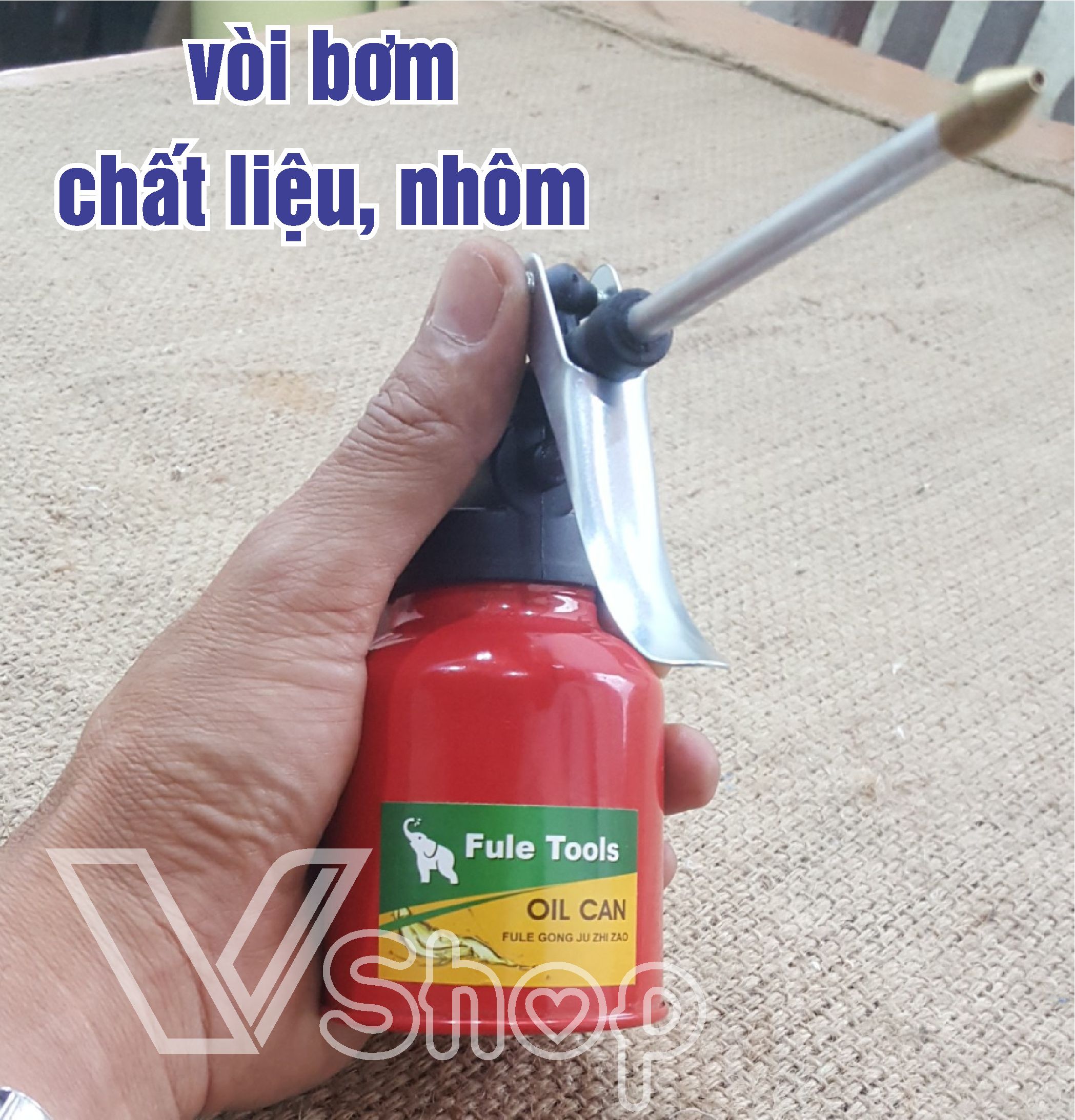 bình bơm nhớt, tra dầu, vịt dầu