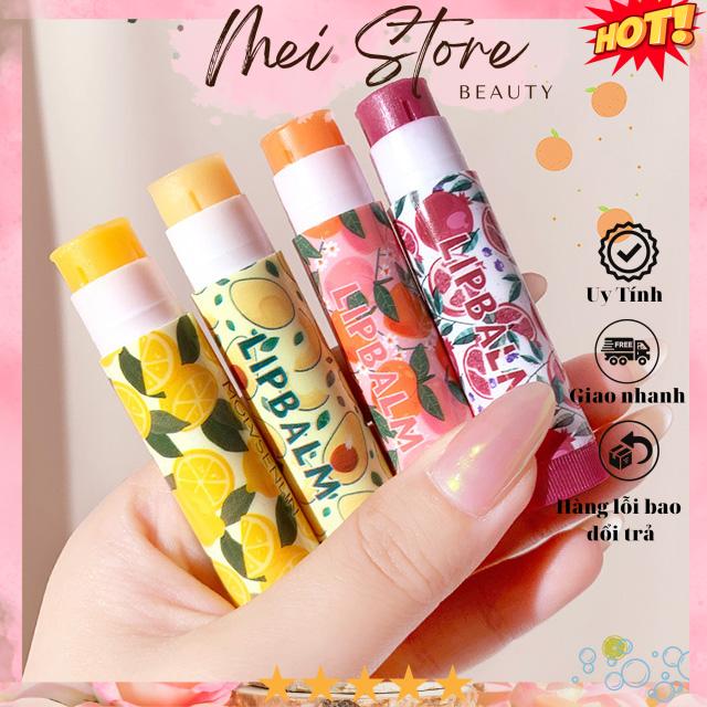 [GIẢM 5% ĐƠN 129K]Son Dưỡng Môi Hoa Quả Molvsenlin Lip Balm 3.2g
