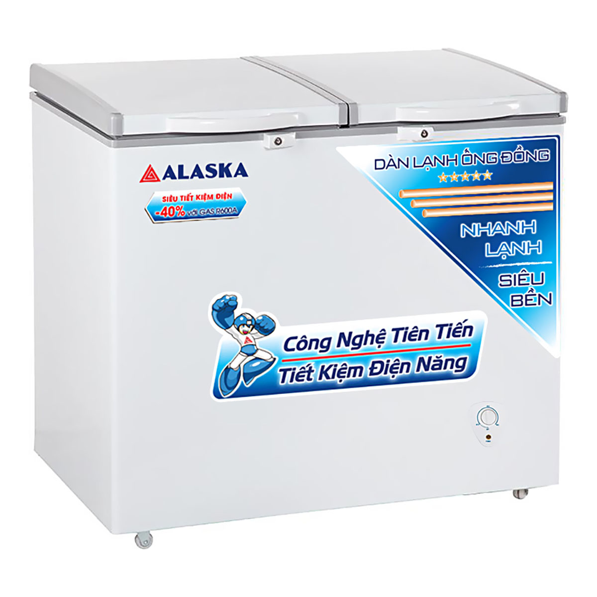 Tủ đông Alaska 350 lít BCD-3568C