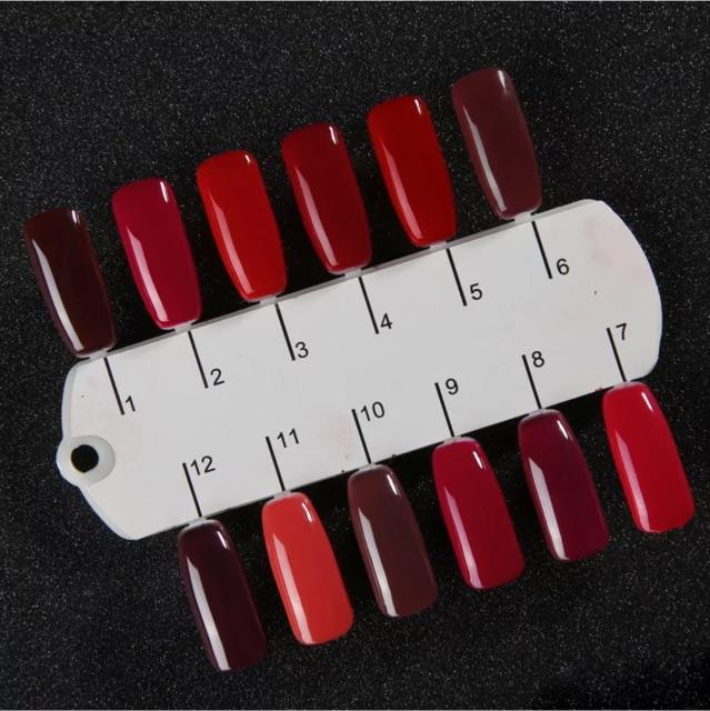 Sơn gel as màu đỏ - sơn móng tay màu đỏ