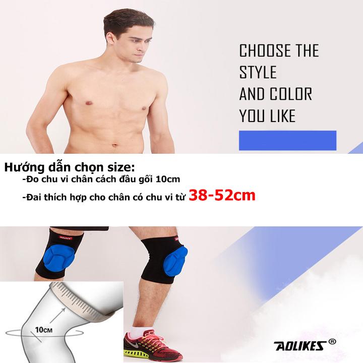 [HCM]Đai bảo vệ đầu gối Aolikes A0217A (1 đôi)