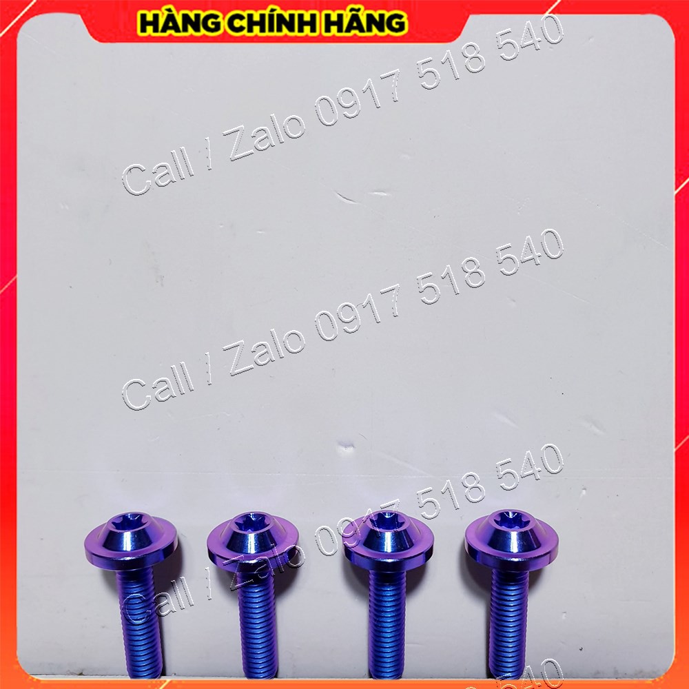 Combo 4 Con Ốc Titan GR5 Gắn Mão - Chắn Gió Winner x