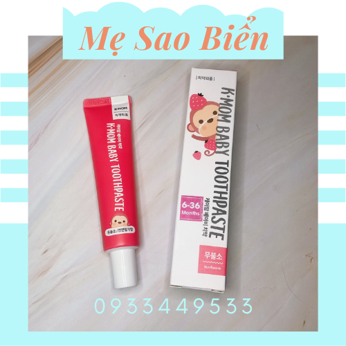 Kem đánh răng K-Mom Hàn Quốc cho bé Kmom