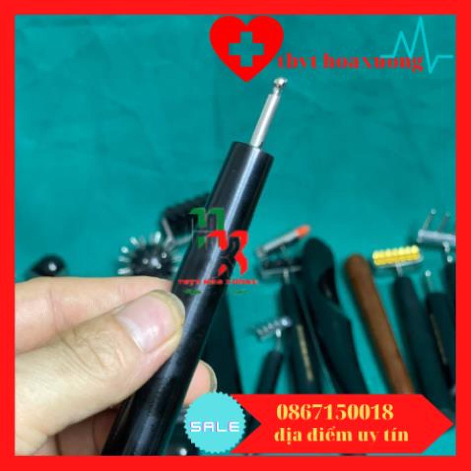 Dùi Inox, Dùi Dò (Cây dò huyệt trên lưng) - Dụng cụ diện chẩn