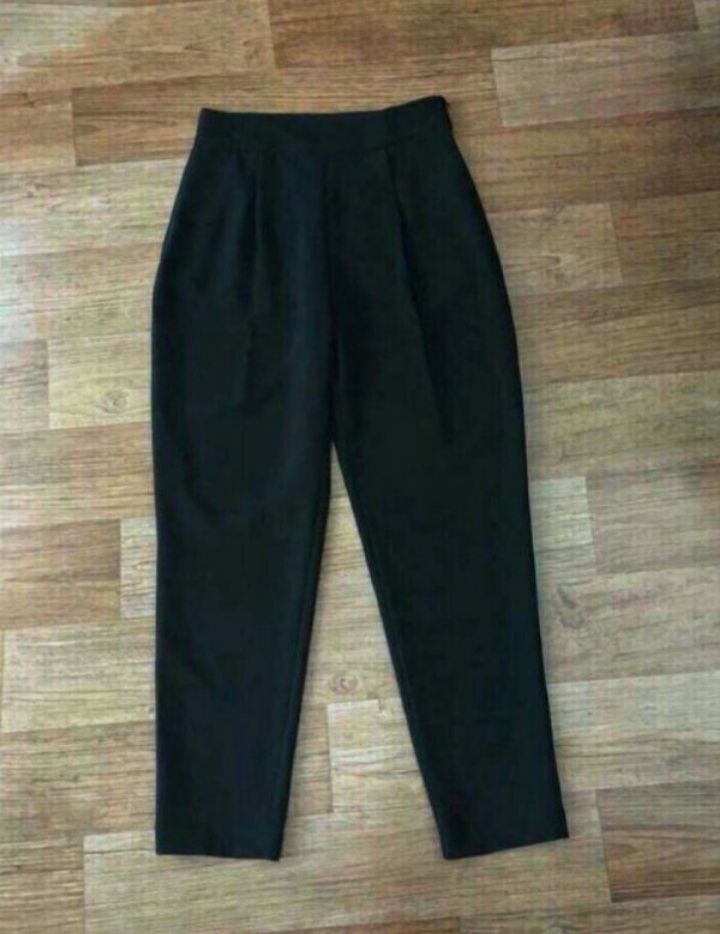 quần baggy nữ  vải sạn lưng chun chất co giãn