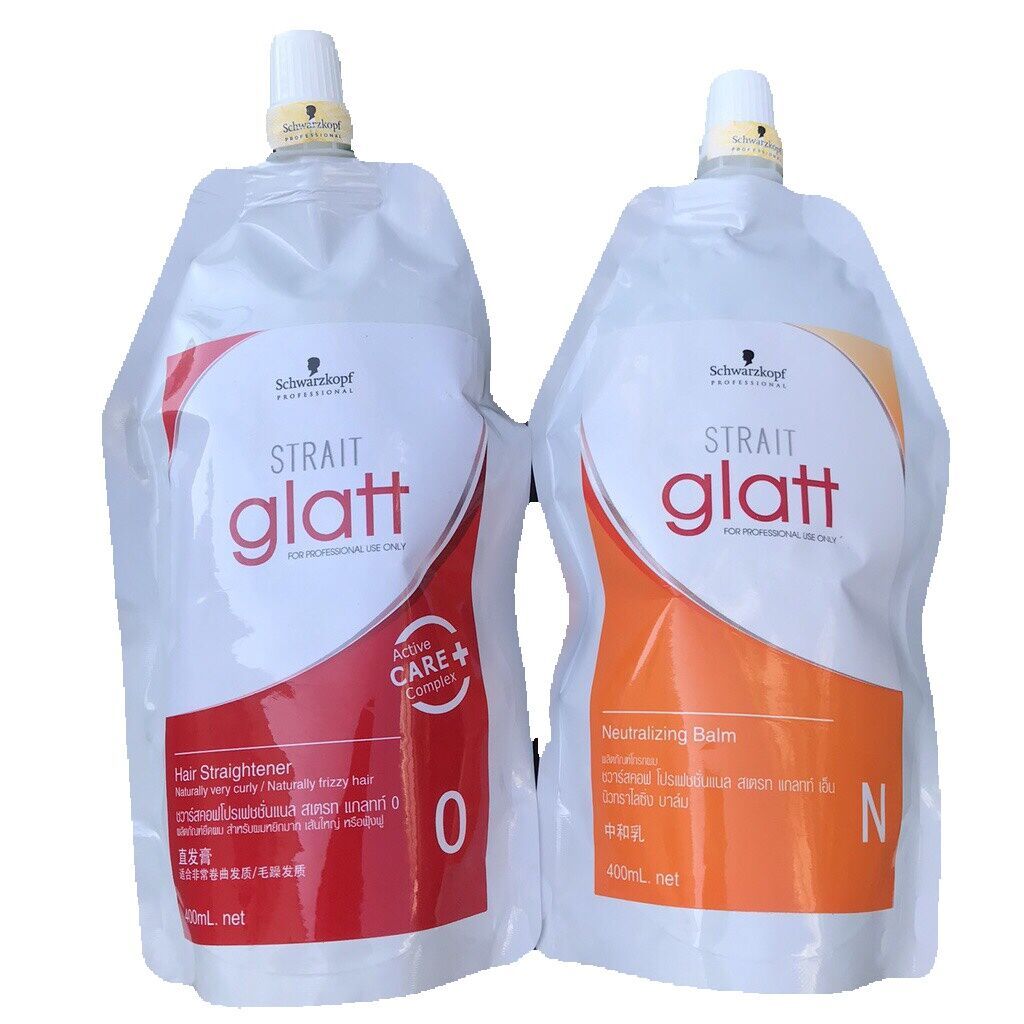 [HCM]Thuốc duỗi tóc Schwarzkopf Glatt 400mlx2 ( Thái Lan) ( nguyên cặp)