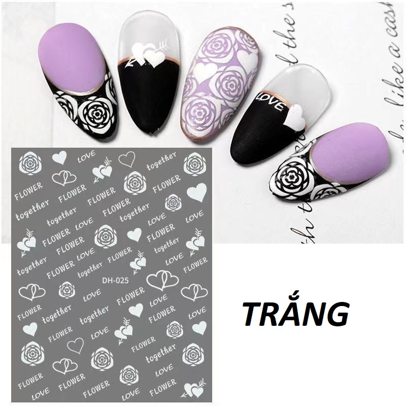 Sticker dán móng tay nail siêu đẹp - sinailmi