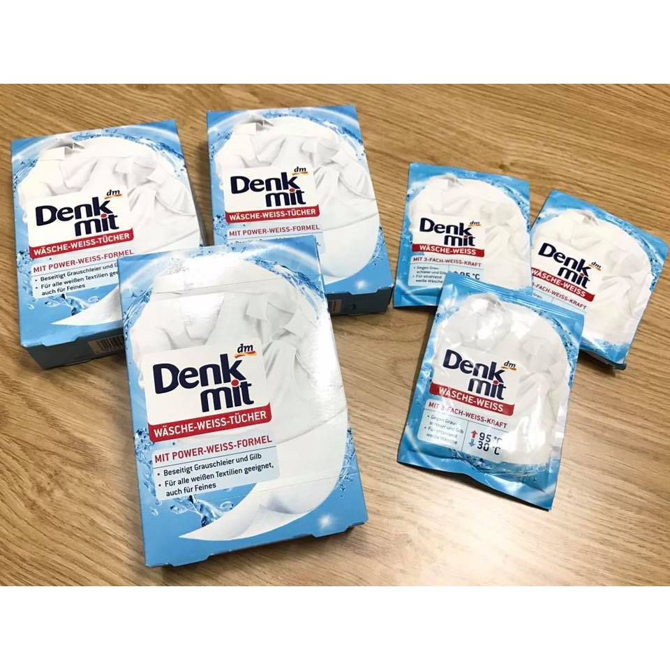 MIẾNG GIẶT TẨY TRẮNG QUẦN ÁO DENMIK