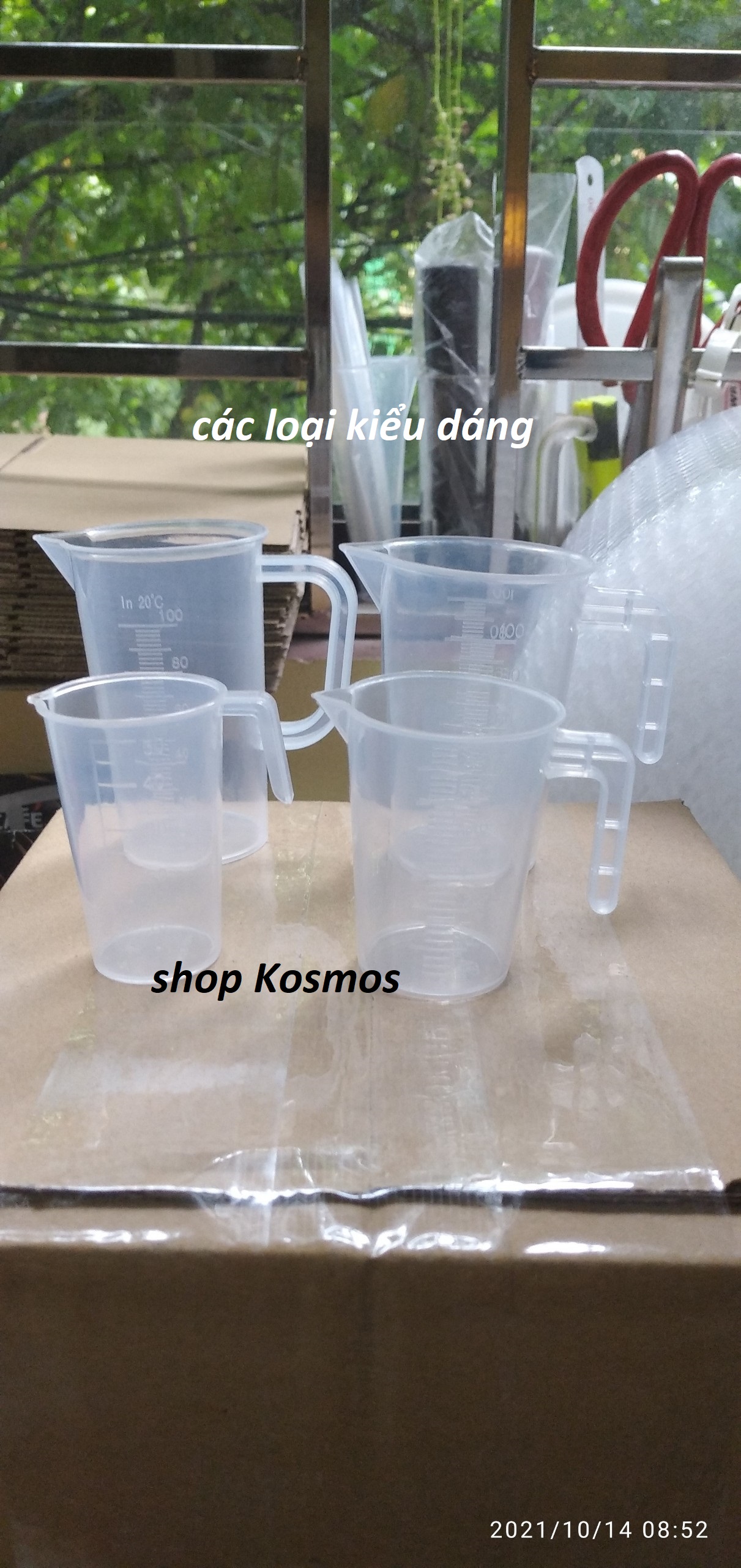 Ca Đong Định Lượng 100Ml Có Quai