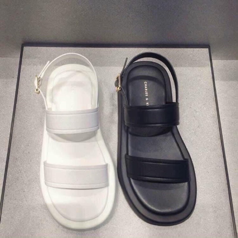 DÉP  SANDAL CNK HOT 2 MÀU ĐEN VÀ TRẮNG
