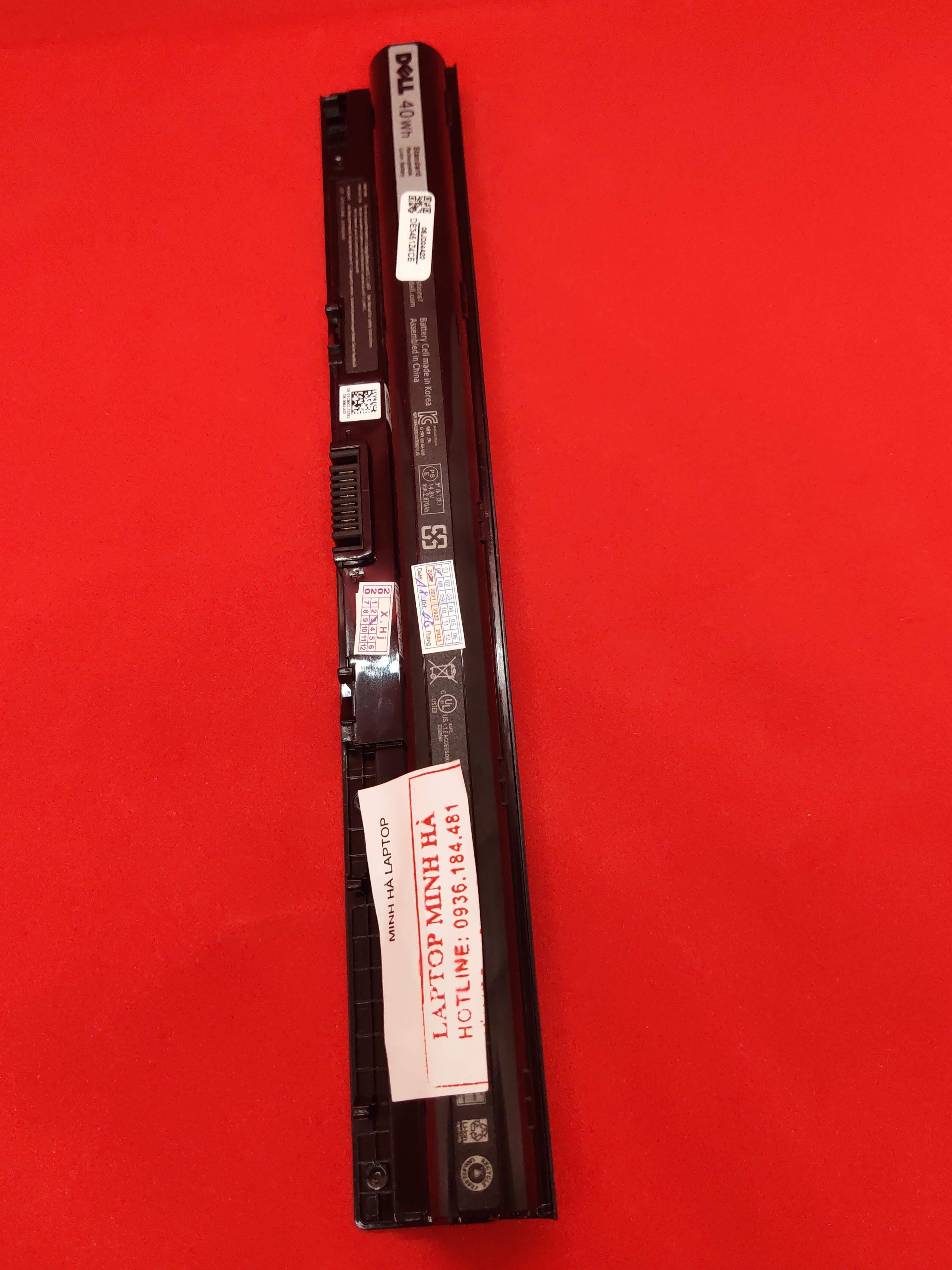 Pin laptop Dell Inspiron 14-3458 Zin theo máy có logo Dell