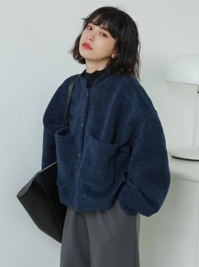 Rập Giấy 30103 - Áo khoác bomber biến tấu