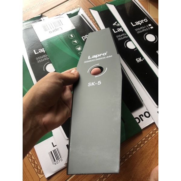 Dao cắt cỏ vát Lapro 355mmx2.0mmx254mm