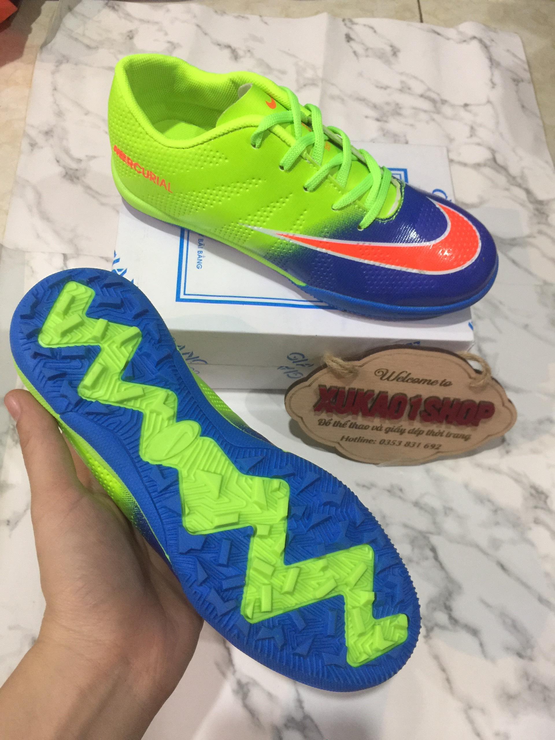Giầy đá bóng CR7 TRẺ EM,DA XỊN size từ30-44 siêu bền