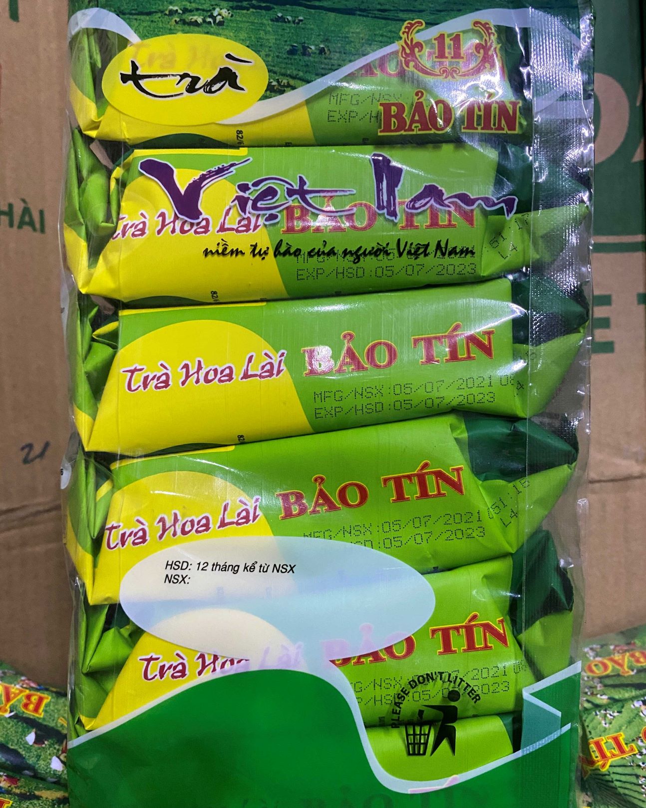 Tea Lotus-Lài Bảo Tin 70g (Cyclone 6 pack)
