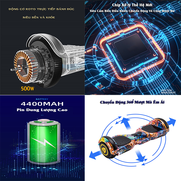 xe điện cân bằng smart new