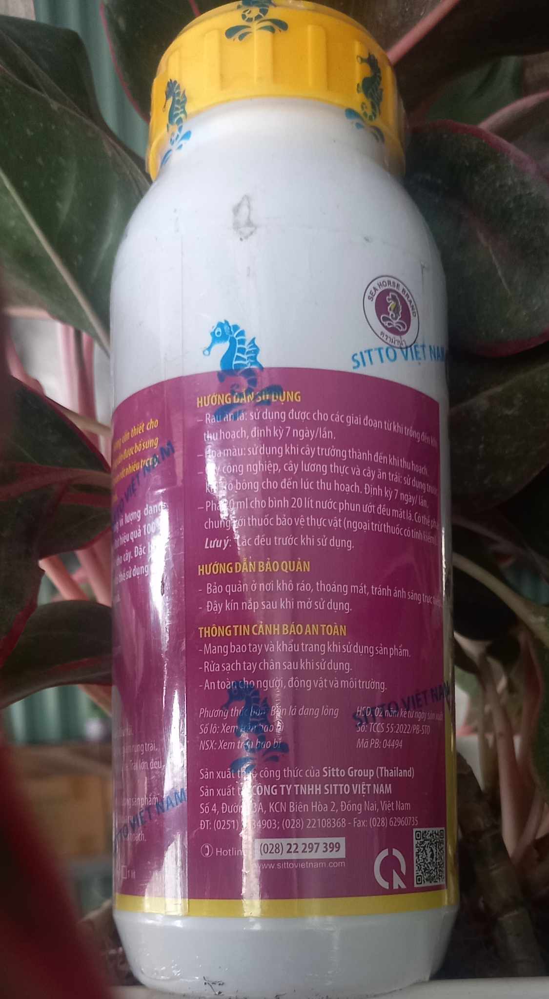 Phân bón lá sinh học Calcium BORON 500ml, Sitto Việt Nam