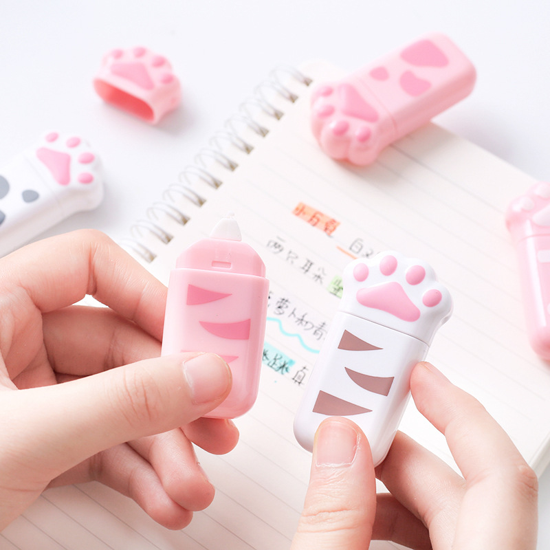 Combo 2 bút xóa kéo chân mèo cỡ mini